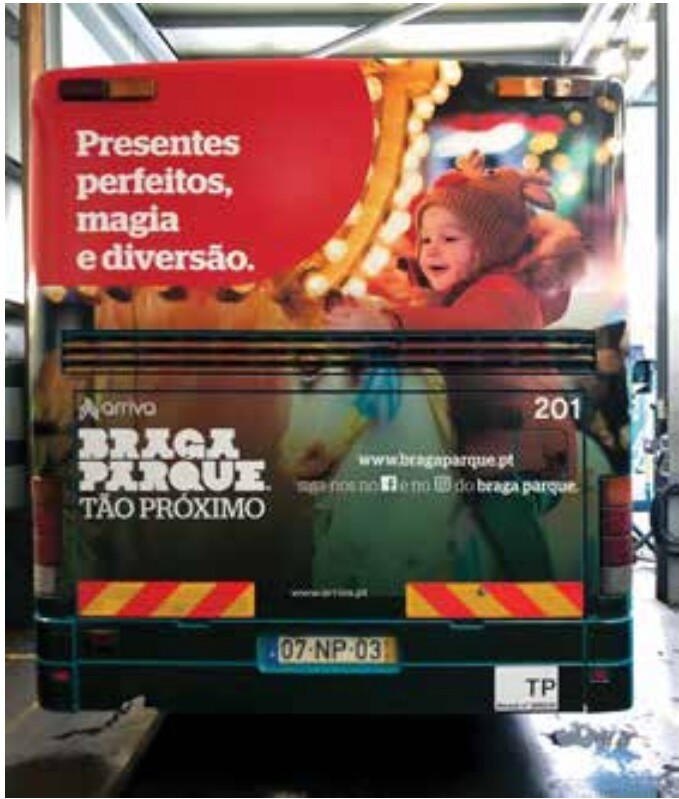 Publicidade em traseira de autocarro VisualBus 4
