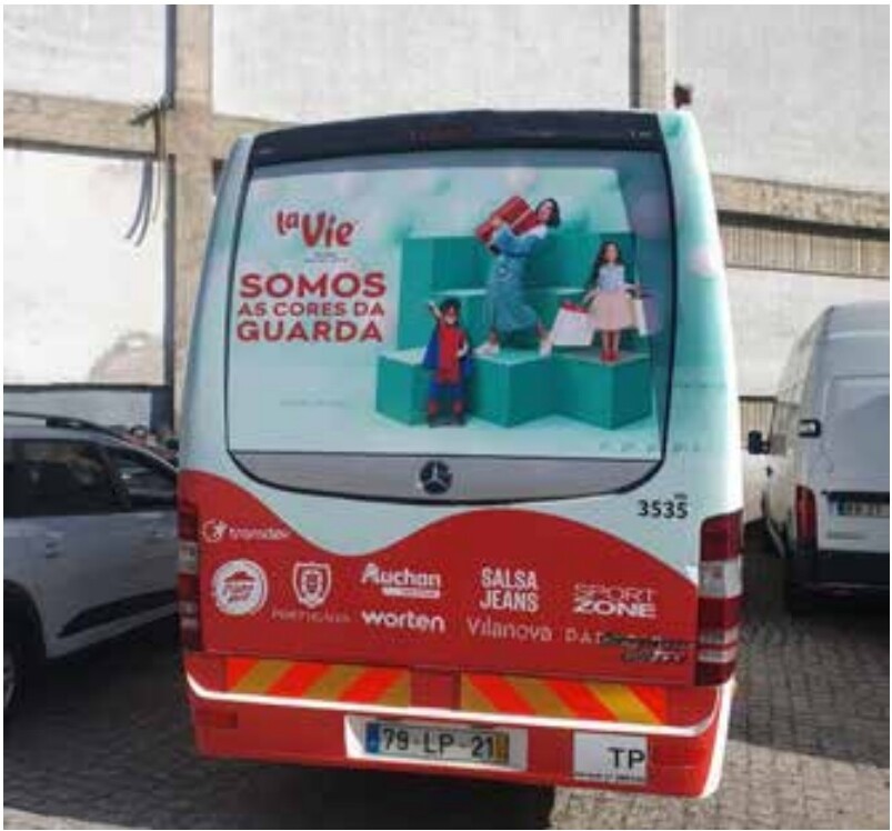 Publicidade em traseira de autocarro VisualBus 5